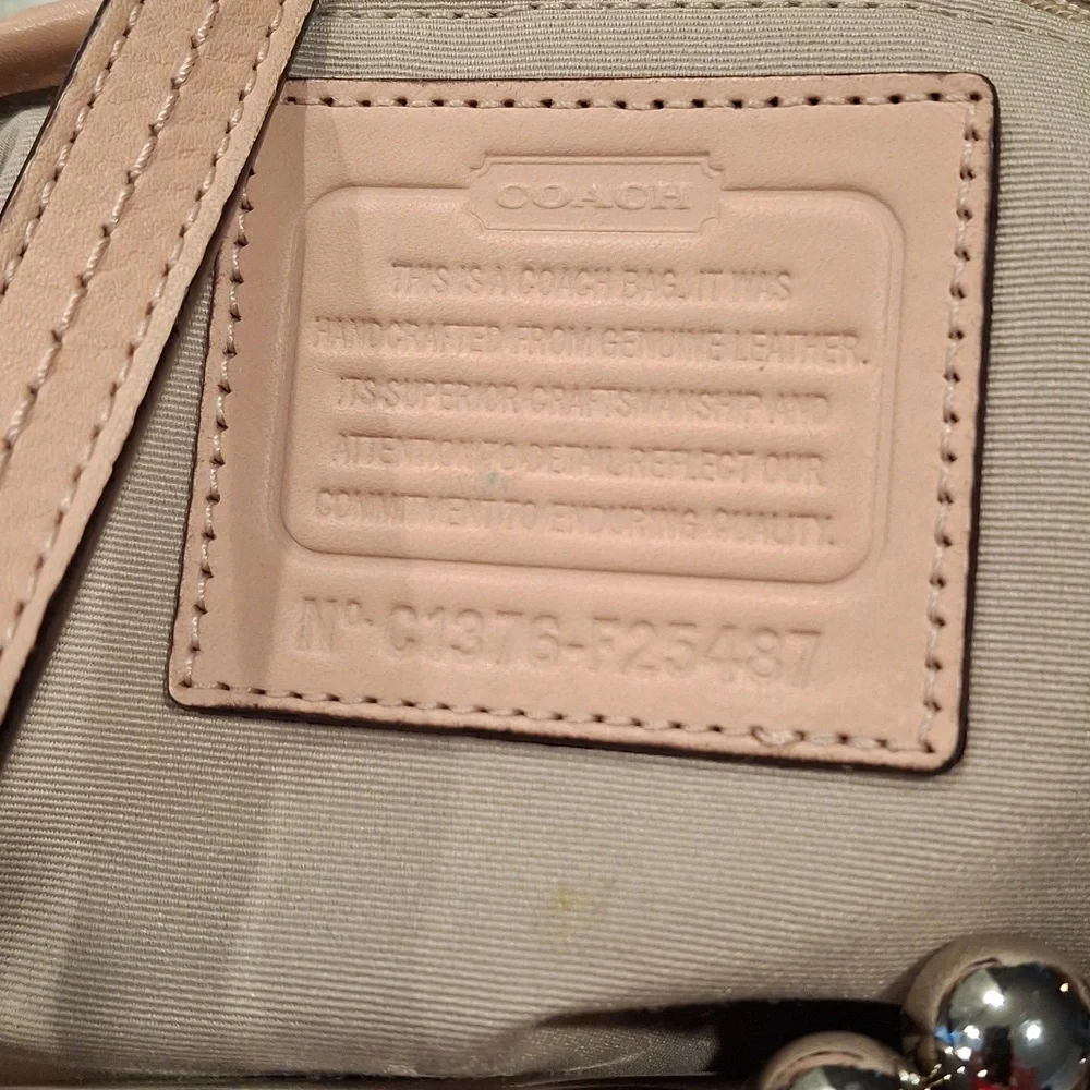 Coach Pink Patent Leather Tote Bag Darena